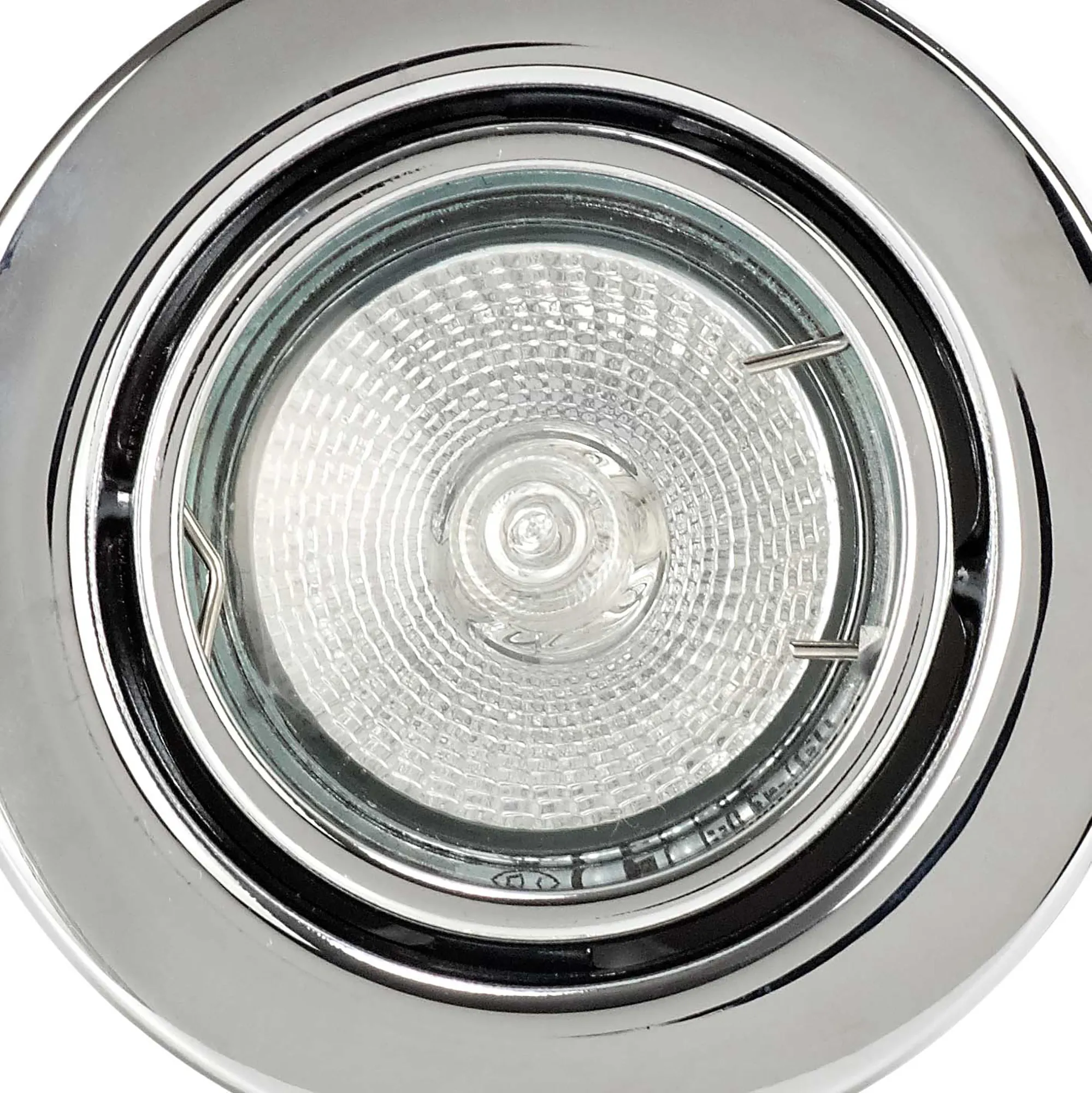 Agni Adjustable Fire Rated Downlight Polished Chrome D0442  Deco Agni